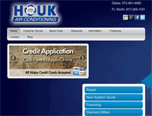 Tablet Screenshot of houkac.com